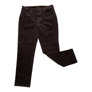 Banana Republic Size 28/6 Brown High-Rise Slim 5 Pocket Corduroy Pants